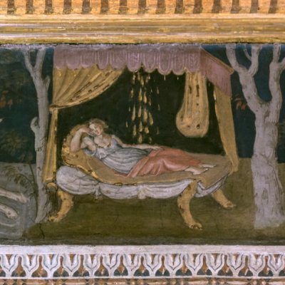 L'enlèvement d'Europe, Danaé (Farnesina, salle de la frise) - Peruzzi