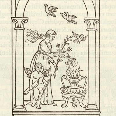 Printemps répandant des roses (Hypnerotomachia 1499, p. 192)