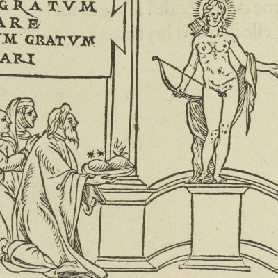 Les œufs au temple d’Apollon (S. de Poliphile, 1546, F56v) - Jean Goujon