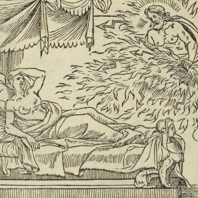 Sémélé (Songe de Poliphile, 1546, F60r) - Jean Goujon
