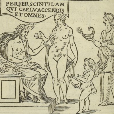 Jugement de Jupiter (Songe de Poliphile, 1546, F60v) - Jean Goujon