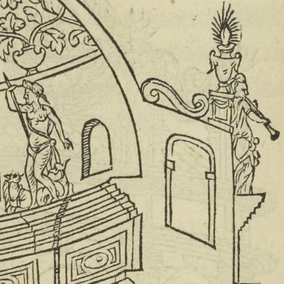Intérieur du temple de Vénus Physizoé (S. de Poliphile, 1546, F72v) - J. Goujon