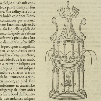 Fontaines du verger de Cythère (Songe de Poliphile, 1546, F108) - Jean Goujon
