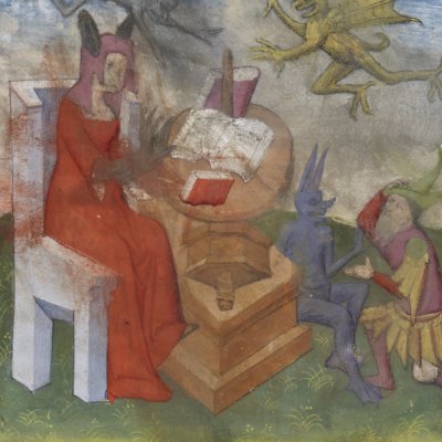 Ânerie de la science, inspirée par le démon (Cité de Dieu, Fr172, fol. 236v)