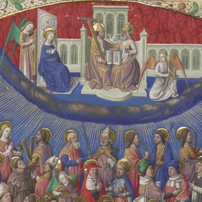 Résurrection des justes (Cité de Dieu l.22, Fr19 fol.232)