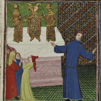 Le culte des idoles (Cité de Dieu 1-10, Str. 0522, F159v)