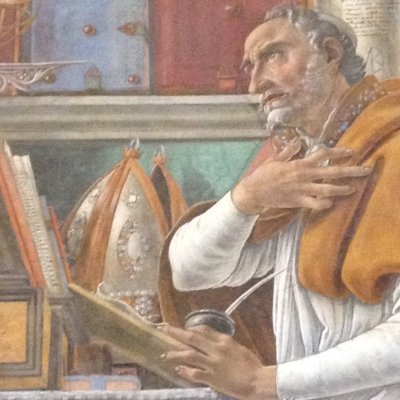 Augustin dans son cabinet d’étude (version des Ognissanti) - Botticelli
