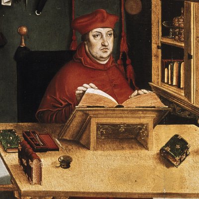 Albrecht von Brandenburg en saint Jérôme dans son cabinet d’étude - L. Cranach
