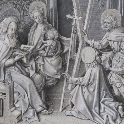Philippe le Bon adore la Vierge (J. Miélot, Les Miracles de Notre Dame, Fr9198)