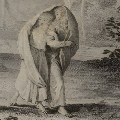 Enfance de Paul et de Virginie  (Paul et Virginie, 1789) - Moreau le jeune