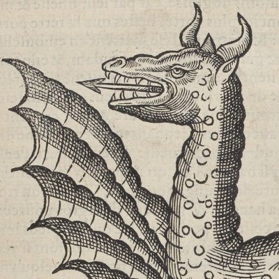 Dragon tueur d’éléphants (Œuvres d’Ambroise Paré, 1598)