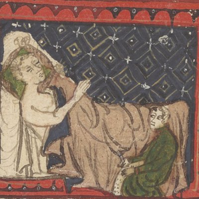 Le songe du poète (Roman de la rose, Français 1563, F2)