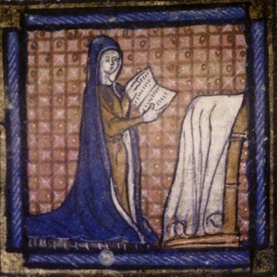Papelardie (Roman de la rose, Oxford Add.A.22, F12v)