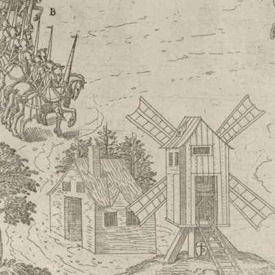 Ordonnance des armées à la bataille de Dreux, déc. 1562 - Tortorel et Perrissin