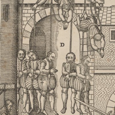 L’exécution d’Amboise, faite le 15 mars 1560 - Tortorel et Perrissin