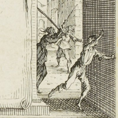 L’Enfant prodigue, frontispice - Jacques Callot