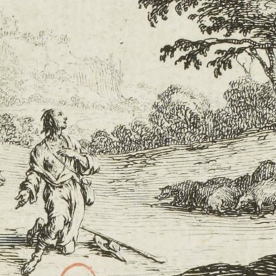 L’enfant prodigue implore la miséricorde divine (6) - Jacques Callot