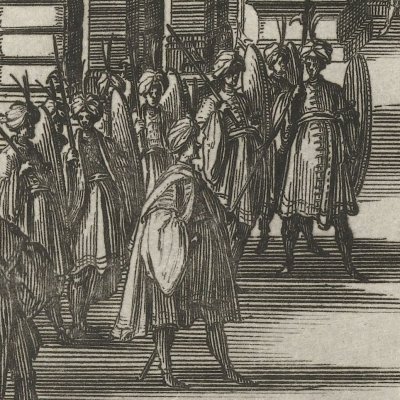 Acte IV de la tragédie Il Solimano, de Bonarelli della Rovere - Jacques Callot