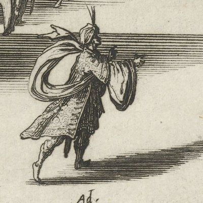 Acte III de la tragédie Il Solimano, de Bonarelli della Rovere - Jacques Callot