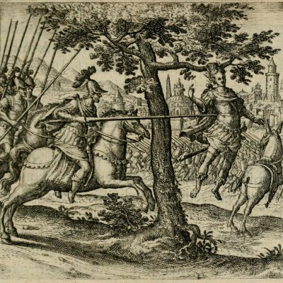 La mort d’Absalon (Boissard, Theatrum vitae humanae) - Th. De Bry