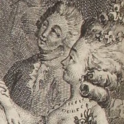 Ursule à la noce de Tiennette & de M. Loiseau (Pays pervertie 1784 fig5) - Binet