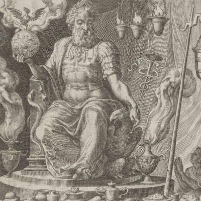 Cyrus montre à Daniel la statue de Baal - M. van Heemskerck 