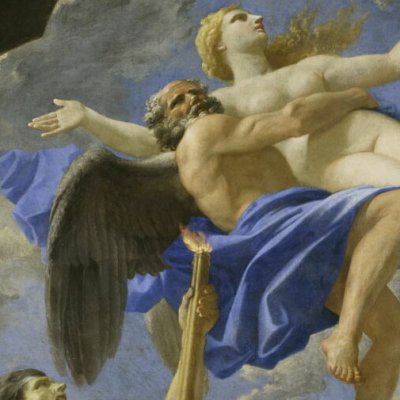 Le Temps soustrait la Vérité aux atteintes de l’Envie & de la Discorde - Poussin