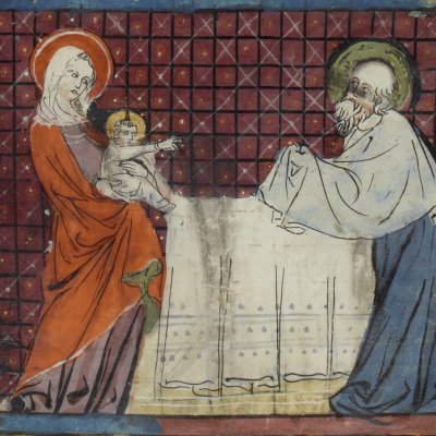 Présentation au Temple (Voragine, Légende dorée Français 183) - Maître de Fauvel