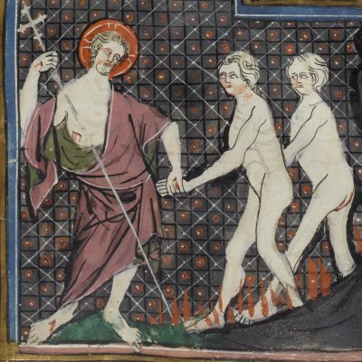 Le Christ en Enfer (Voragine, Légende dorée, Français 183) - Maître de Fauvel