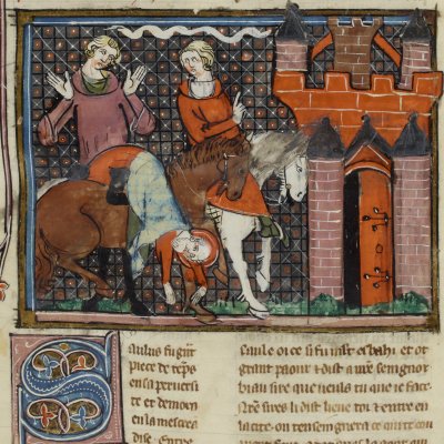 Conversion de saint Paul (Voragine, Légende dorée, Français 183) - Maître de Fauvel
