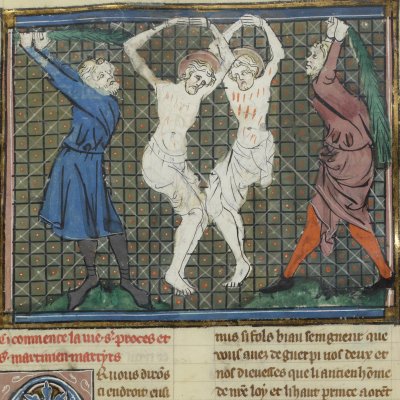 Saint Procès & saint Martinien (Voragine, Légende dorée, Fr. 183) - Maître de Fauvel