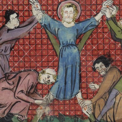 Martyre de saint André (Voragine, Légende dorée, Français 183) - Maître de Fauvel