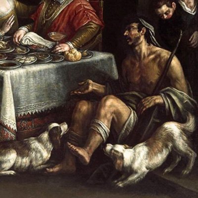 Lazare et le mauvais riche - Leandro Bassano