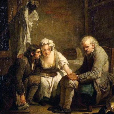 L’aveugle trompé - Greuze
