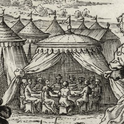 Renaud reçu et armé par le Sage (Jérusalem délivrée, ch17, 1590) - Castello