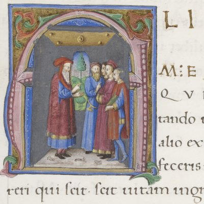 A historié (Sénèque, Le livre des proverbes, Bnf Latin 17842)