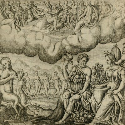 Dieux du ciel et de la terre chez les Grecs (Boissard, Th vitæ hum) - Th. De Bry