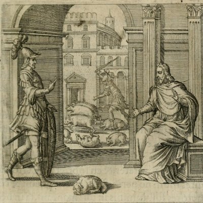 Ajax fils de Télamon (Boissard, Theatrum vitae humanae) - Th. De Bry