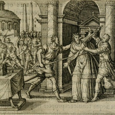Amon tué par les siens (Boissard, Theatrum vitae humanae) - Th. De Bry