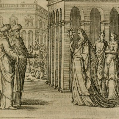 Naboth et Jézabel (Boissard, Theatrum vitae humanae) - Th. De Bry