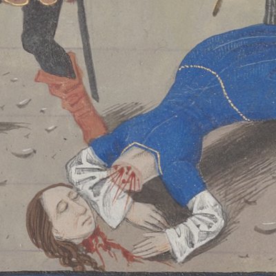 Le martyre de saint Maur (David Aubert, Croniques abregies…)