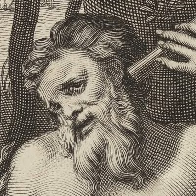 Image de l’homme sensuel, enchanté par la Volupté… - Picart > Corrège