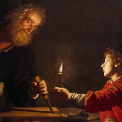 L’enfance du Christ - Honthorst