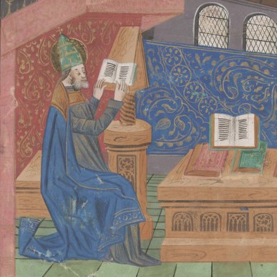 Saint Grégoire (Les dicts moraulx des philosophes, Lewis E209)
