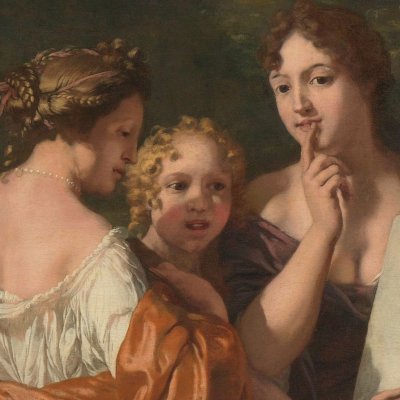 Paysage avec trois femmes faisant de la musique - Gérard de Lairesse