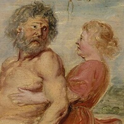 Chiron apprend à Achille à monter à cheval (série d’Achille) - Rubens