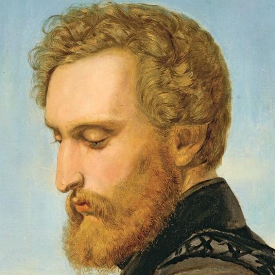 Portrait du peintre Heinrich Heinlein - Wilhelm von Kaulbach