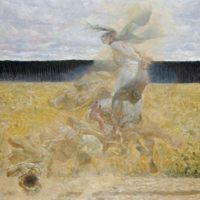 Dans le tourbillon (W Tumanie) - Jacek Malczewski