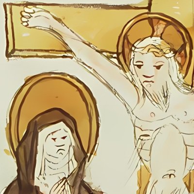 Crucifixion. 9e heure (Speculum humanæ salvationis 10C23)