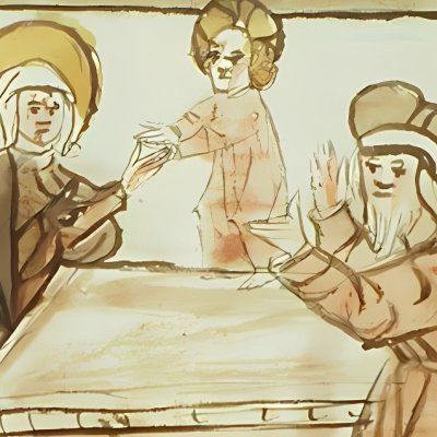 Présentation au temple. 5/7 joies de Marie (Speculum humanæ salvationis 10C23)